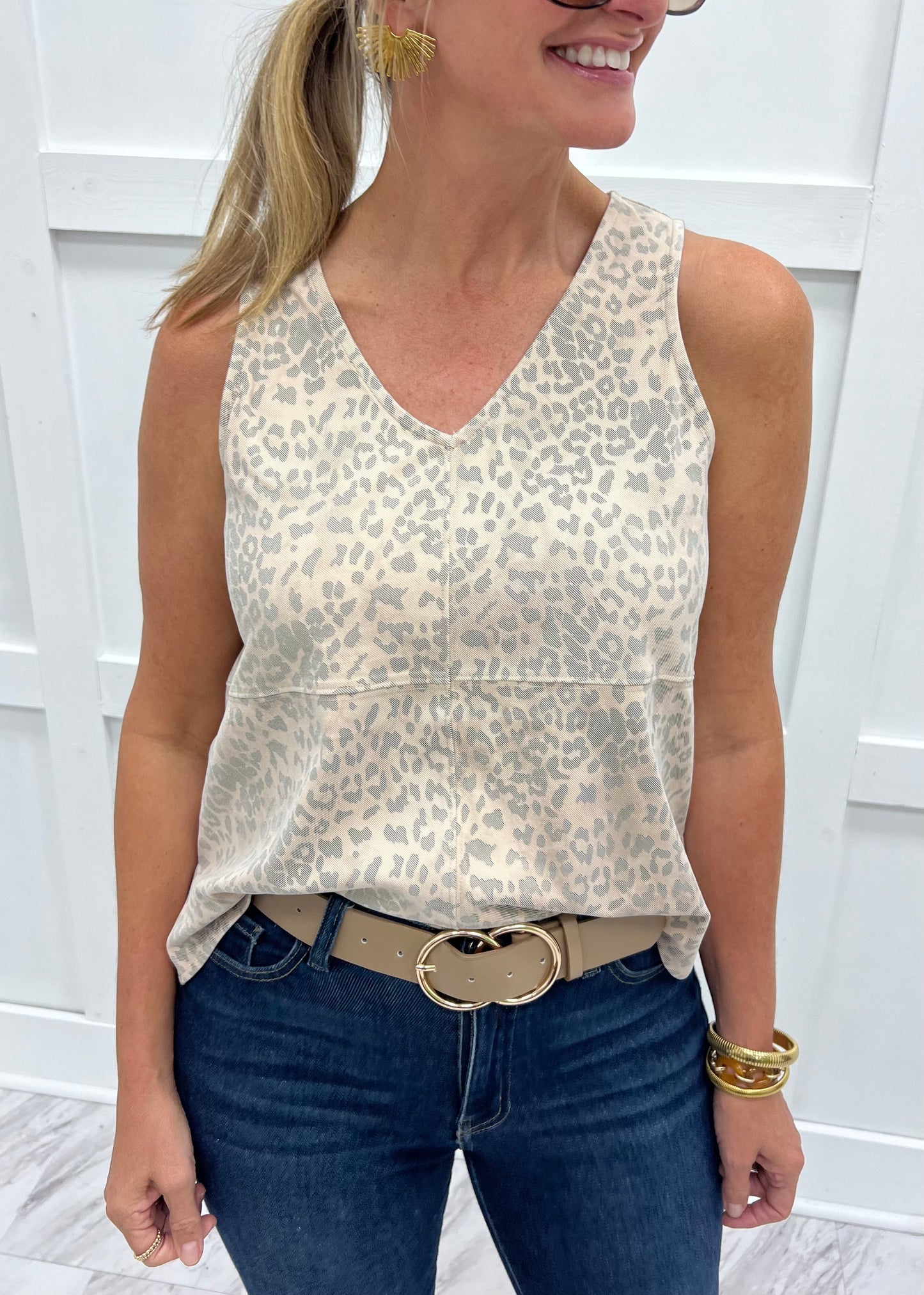 Kenya Animal Print Top