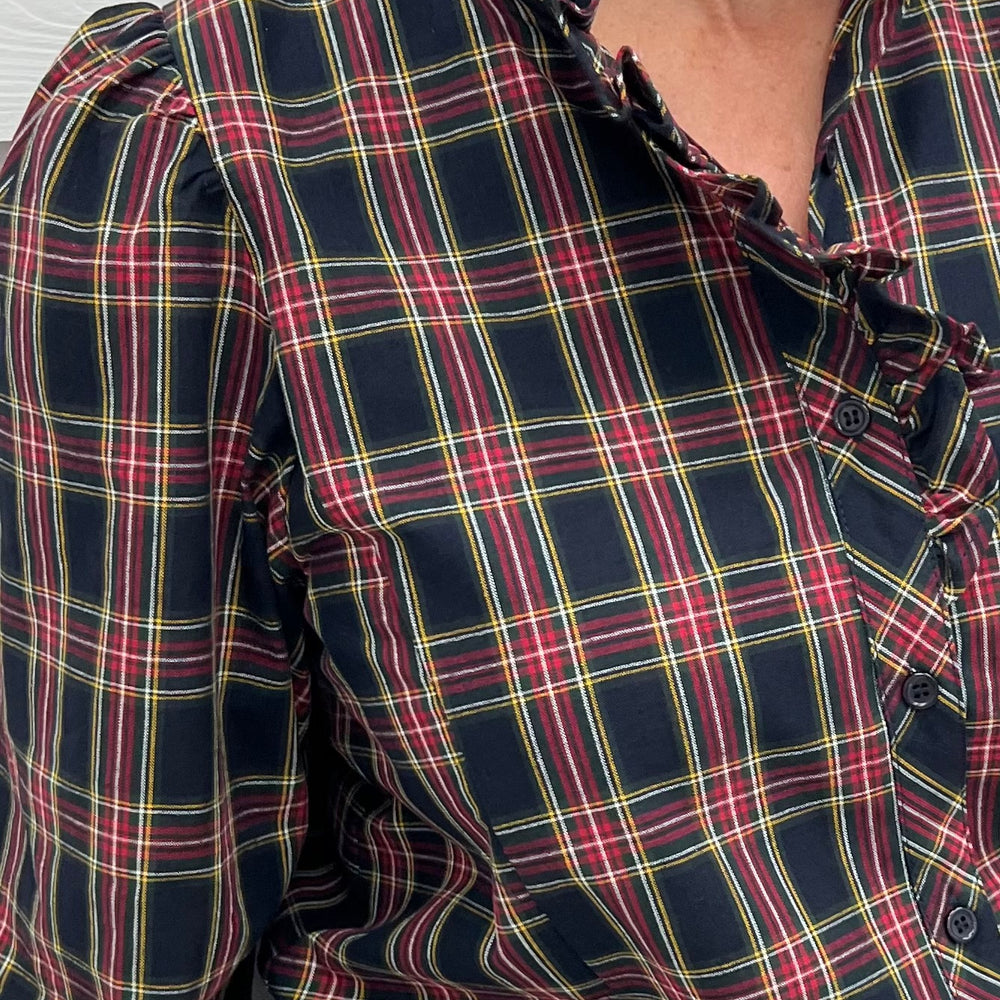 Moonlight Drive Plaid Top