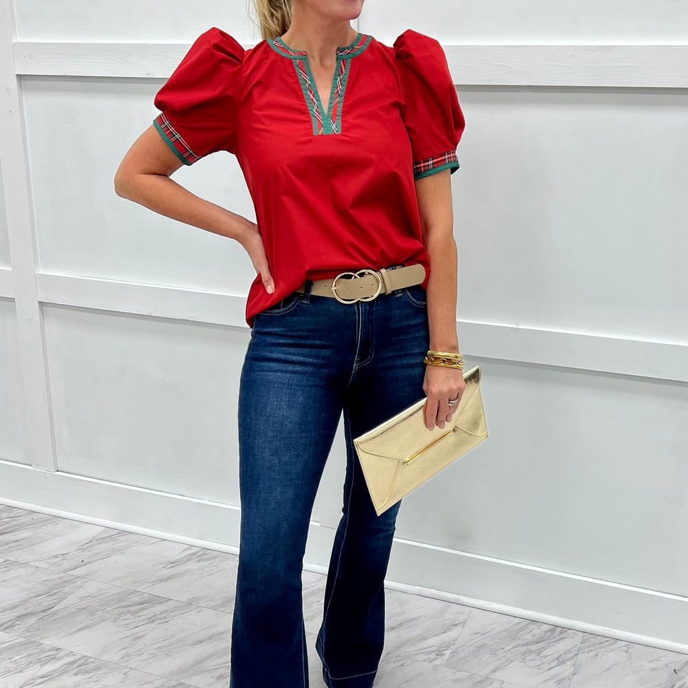 Seasons Greetings Top (Red)