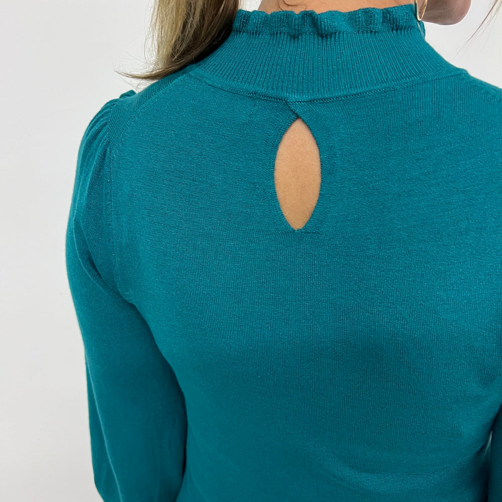 
                  
                    Adair Sweater Top (Teal)
                  
                