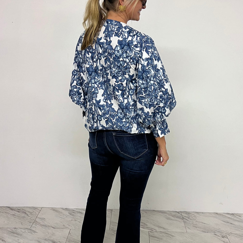 
                  
                    Lincoln Flower V.Neck Top
                  
                