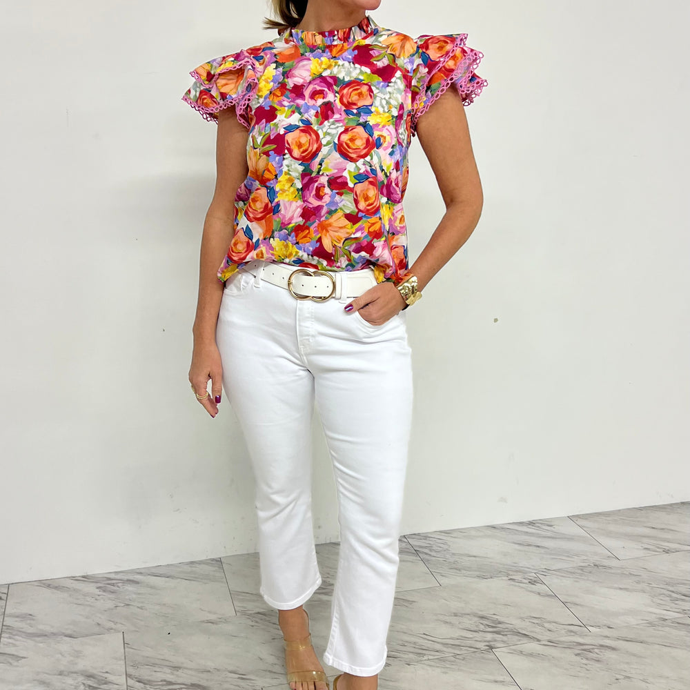 
                  
                    Trina Floral Print Top
                  
                