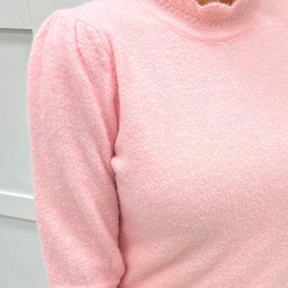 
                  
                    Elevate Scallop Sweater (Pink)
                  
                
