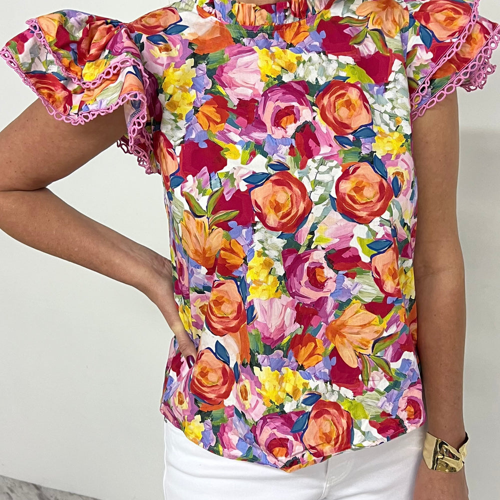 
                  
                    Trina Floral Print Top
                  
                