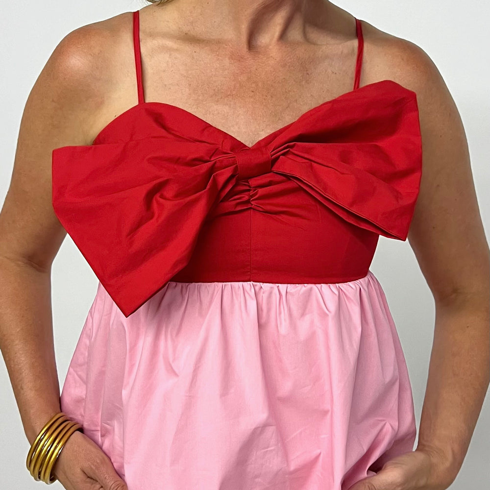 Eloise Bow Top (Red)