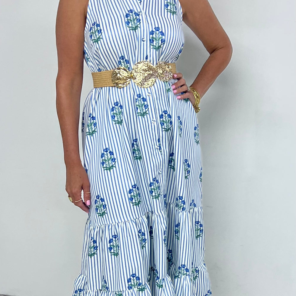 
                  
                    Delightful Day Stripe + Flower Dress
                  
                