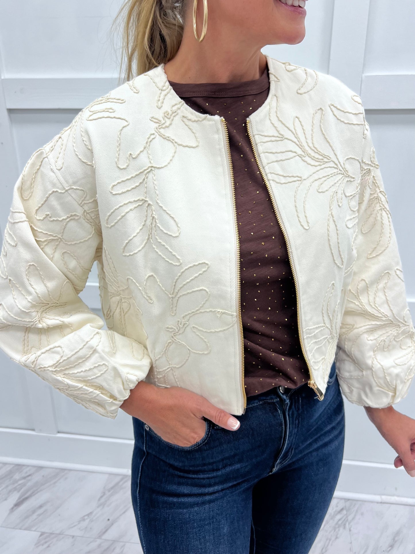 Chloe Embroidered Jacket