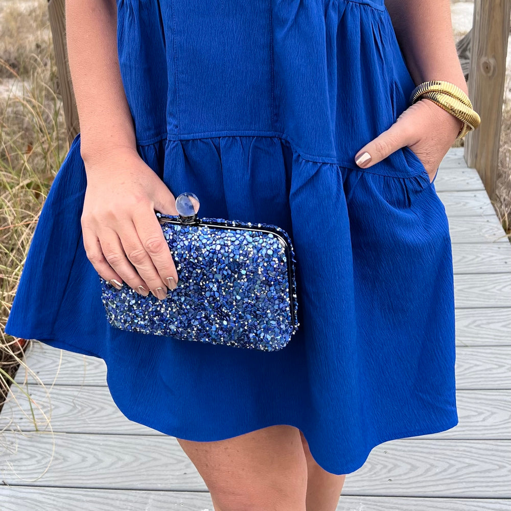 Georgette Beaded Clutch - FINAL SALE