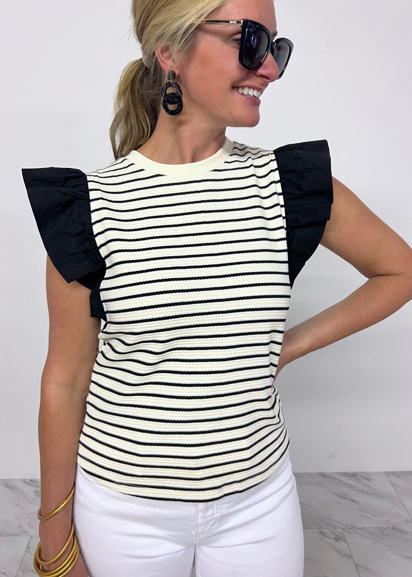 Penelope Flutter Sleeve Top Penelope Flutter Sleeve Top