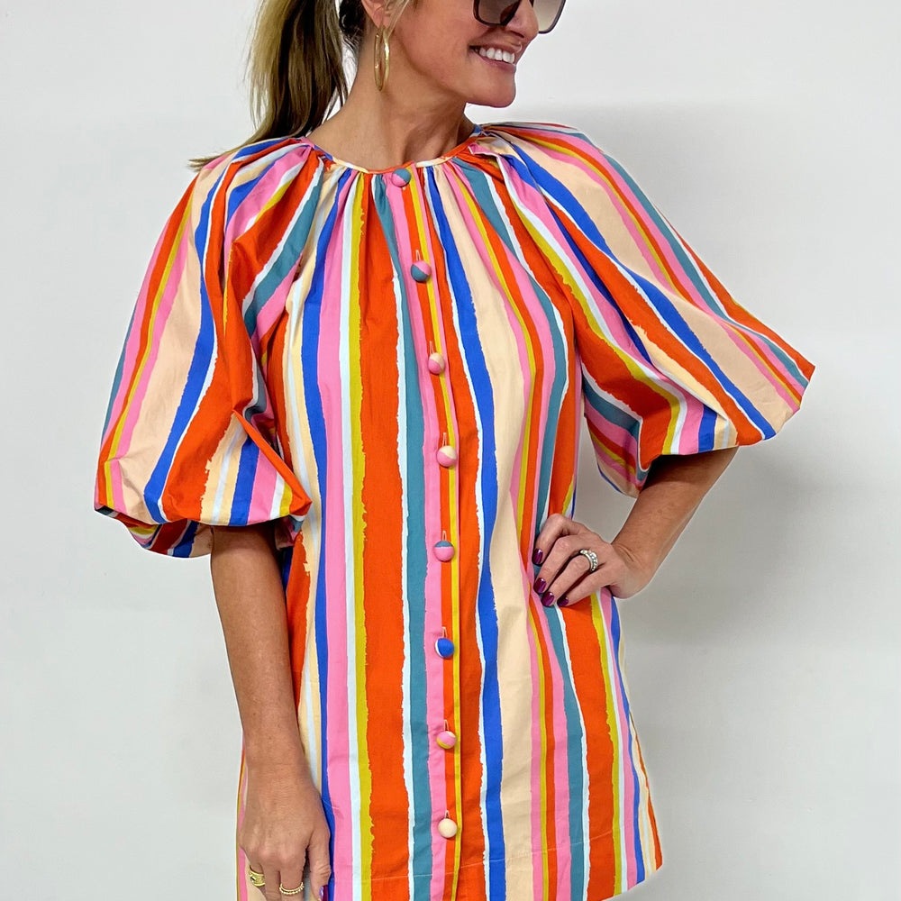 Palm Social Stripe Dress