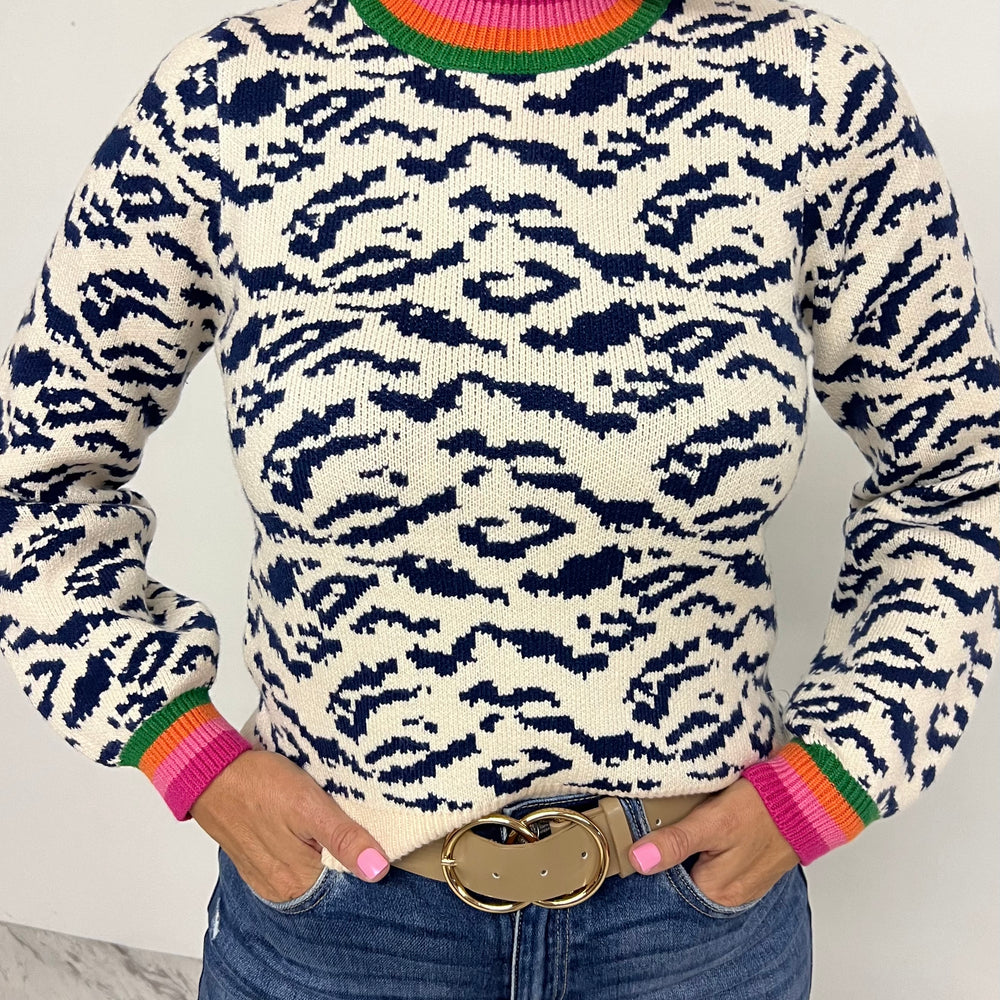 Graham Pattern + Stripe Sweater