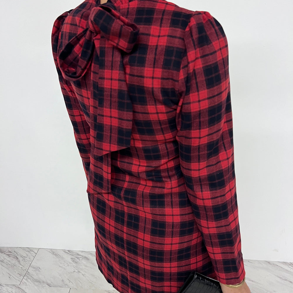 
                  
                    Dashing Dreams Plaid Dress (Red Mix)
                  
                