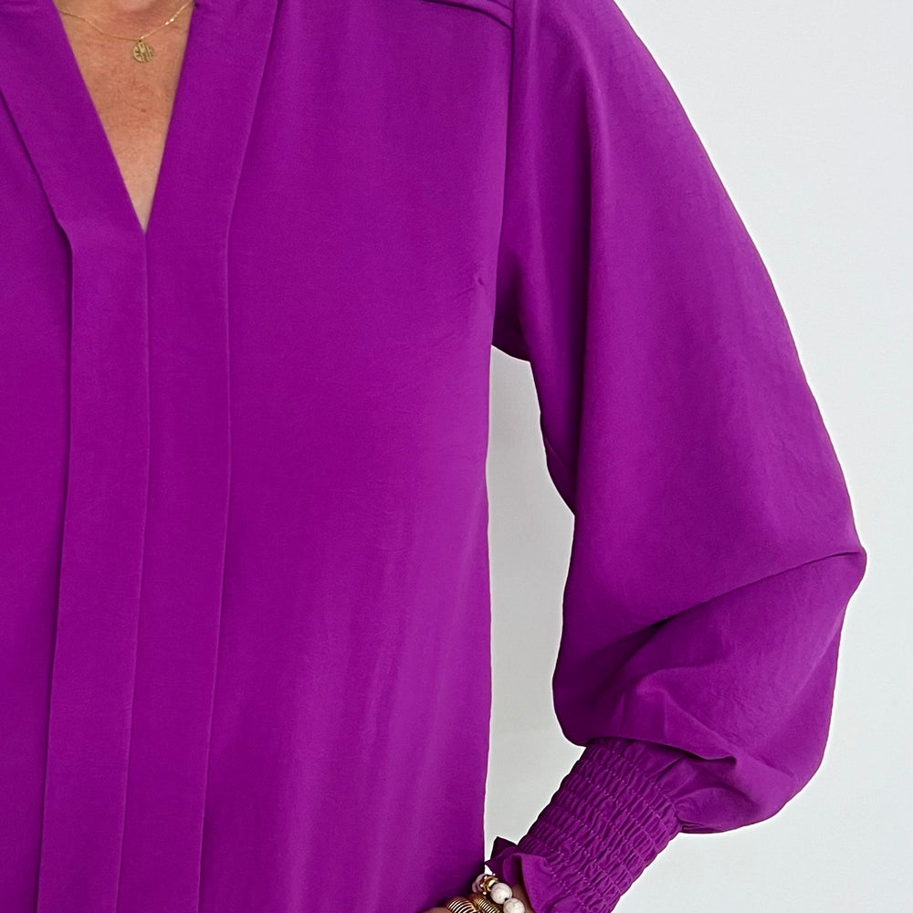 
                  
                    Chances Are V.Neck Top (Magenta)
                  
                