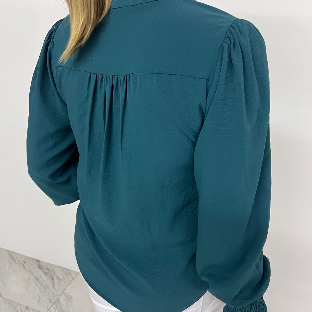 
                  
                    Chances Are V.Neck Top (peacock)
                  
                
