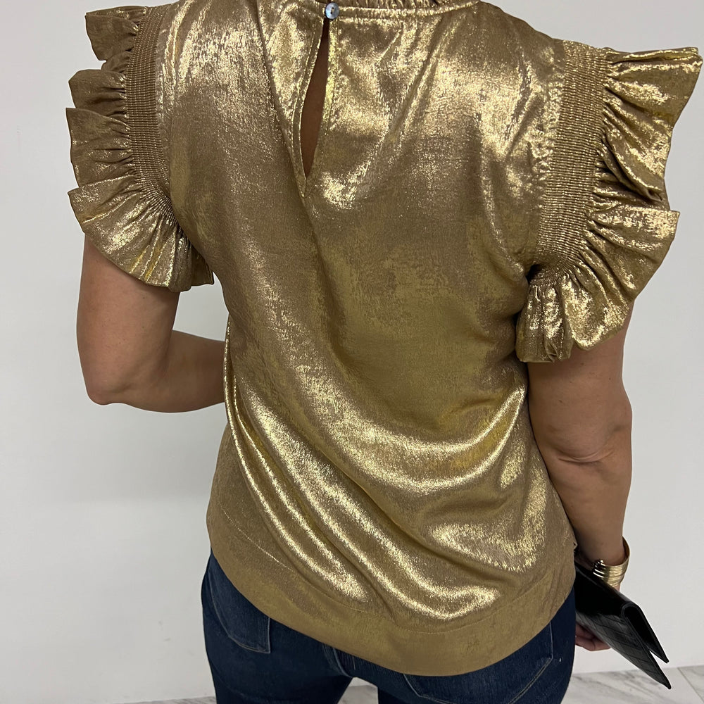 
                  
                    Sparks Fly Gold Shimmer Top
                  
                