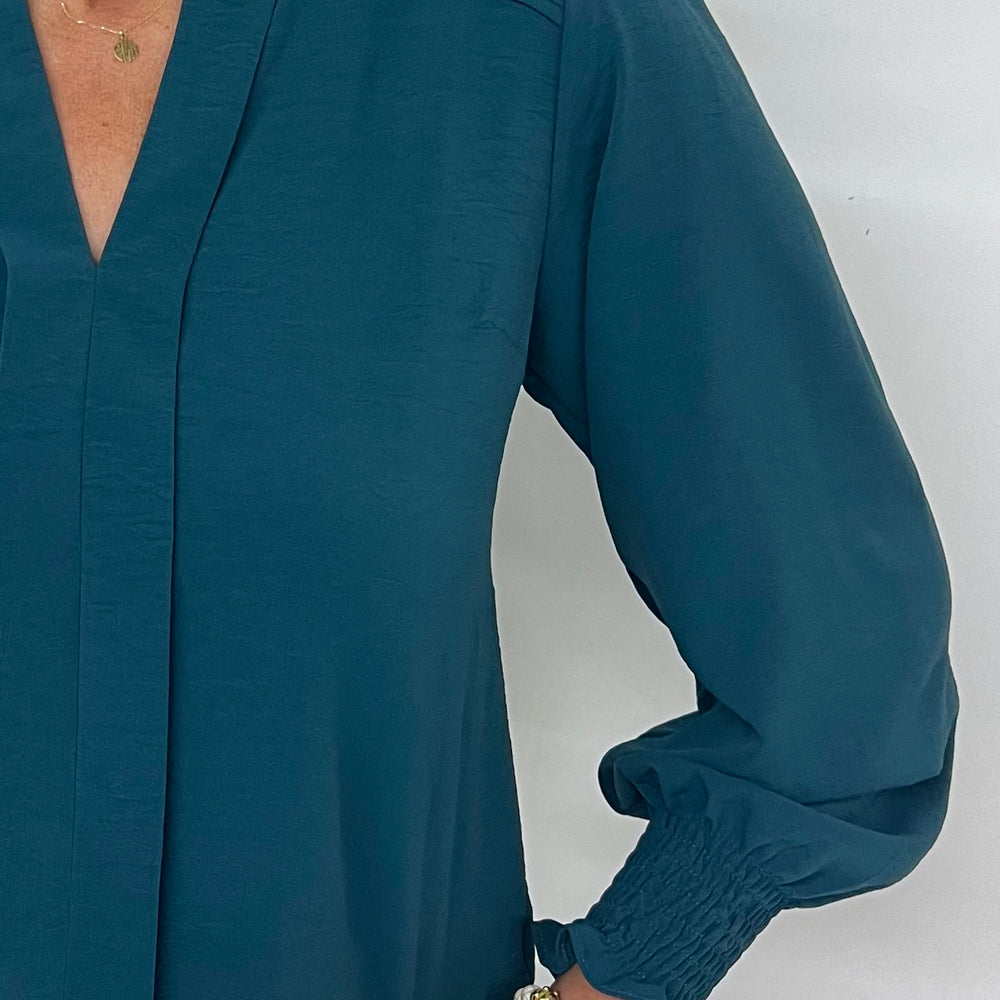
                  
                    Chances Are V.Neck Top (peacock)
                  
                