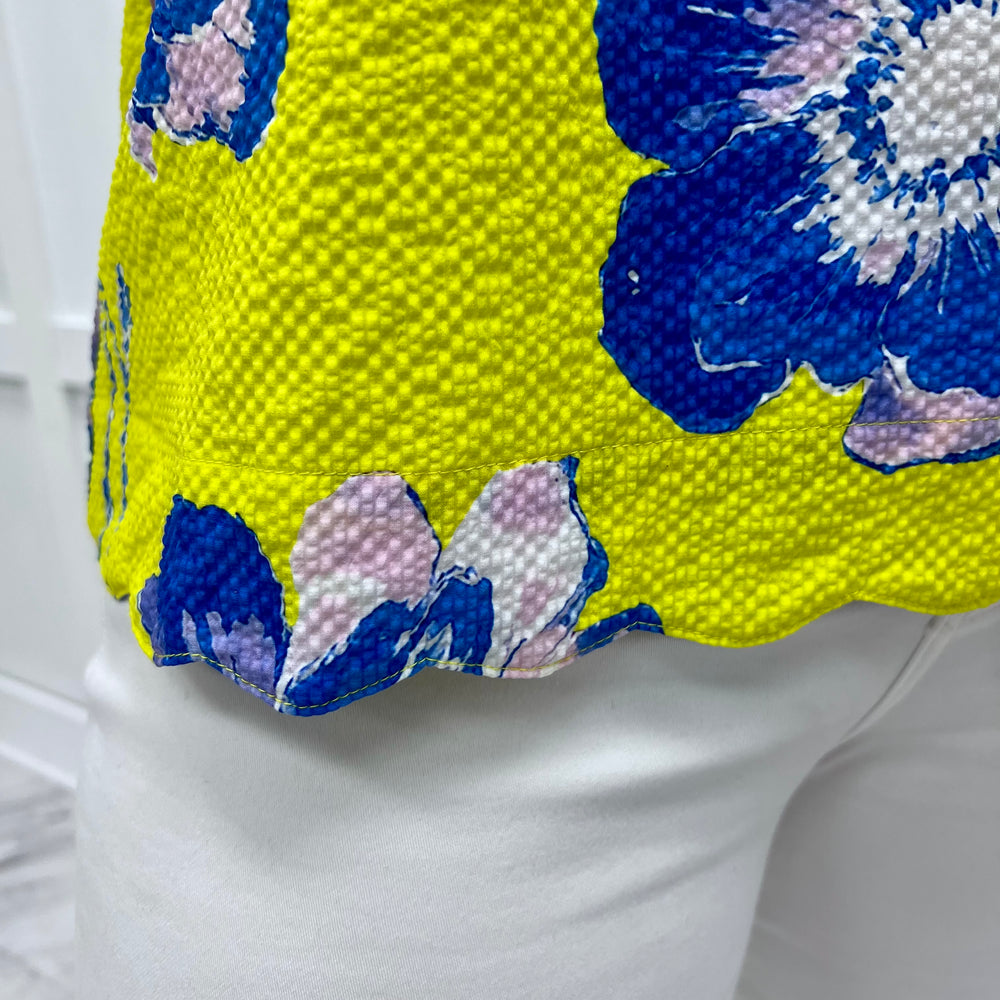 
                  
                    Alayna Floral + Scallop Top (Lime)
                  
                