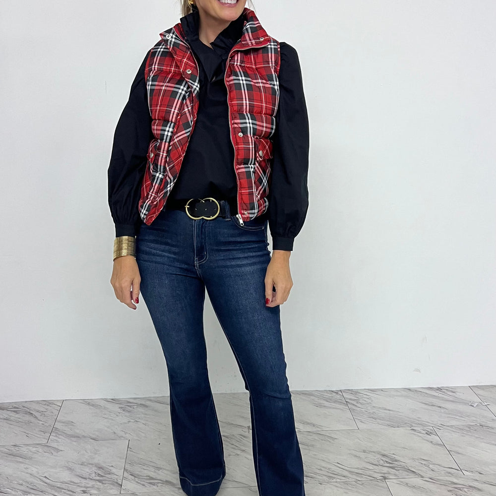 
                  
                    Cambridge Red Plaid Vest
                  
                