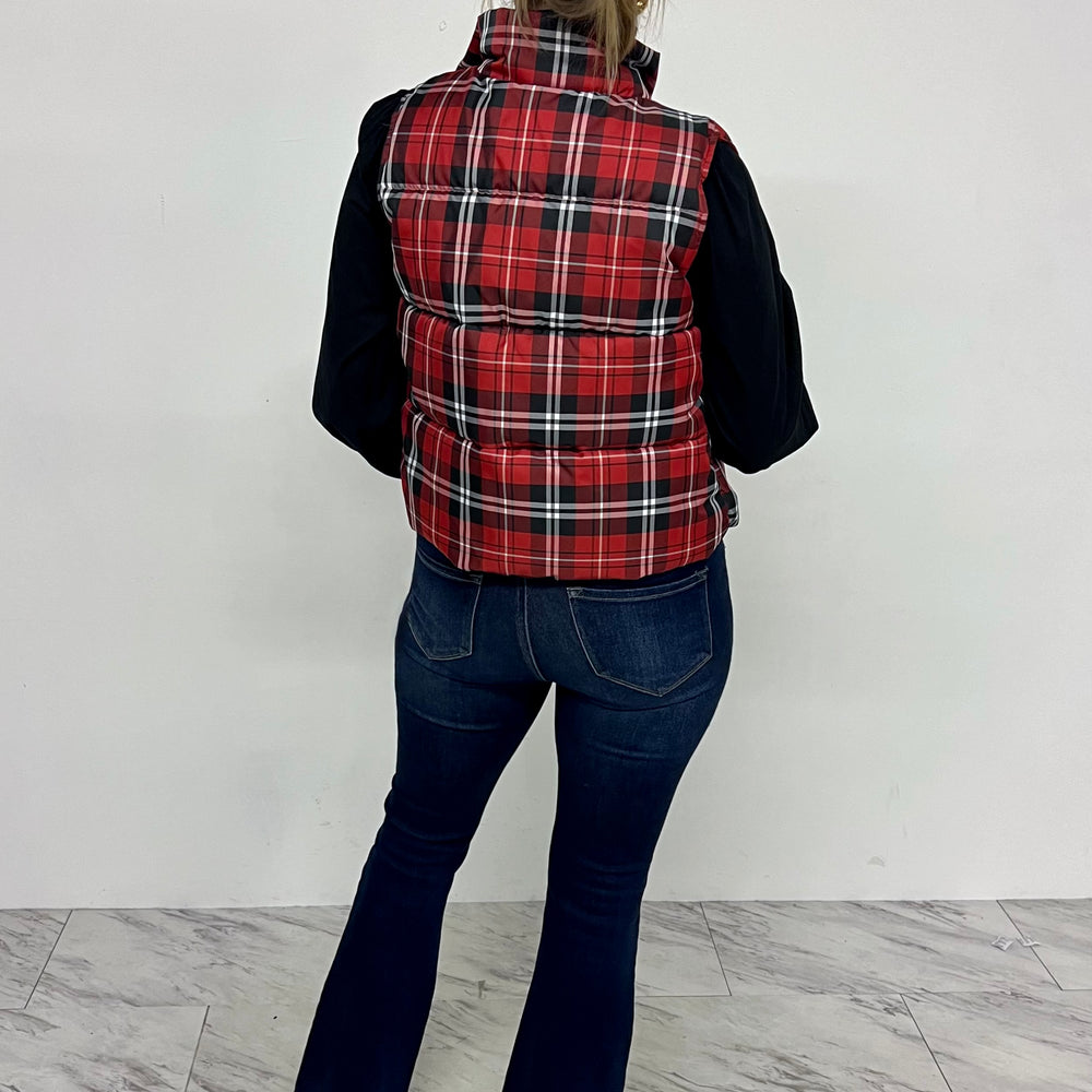 
                  
                    Cambridge Red Plaid Vest
                  
                