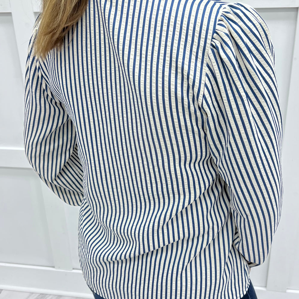 
                  
                    Sawyer Stripe V.Neck Top
                  
                