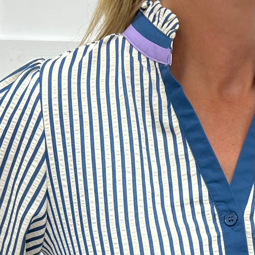 
                  
                    Sawyer Stripe V.Neck Top
                  
                