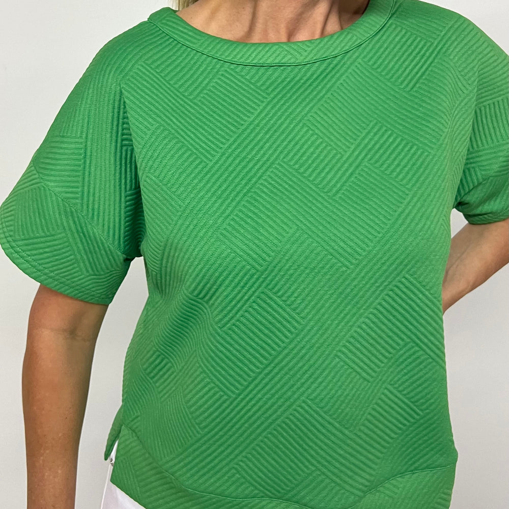 
                      
                        Greer Green Textured Top
                      
                    