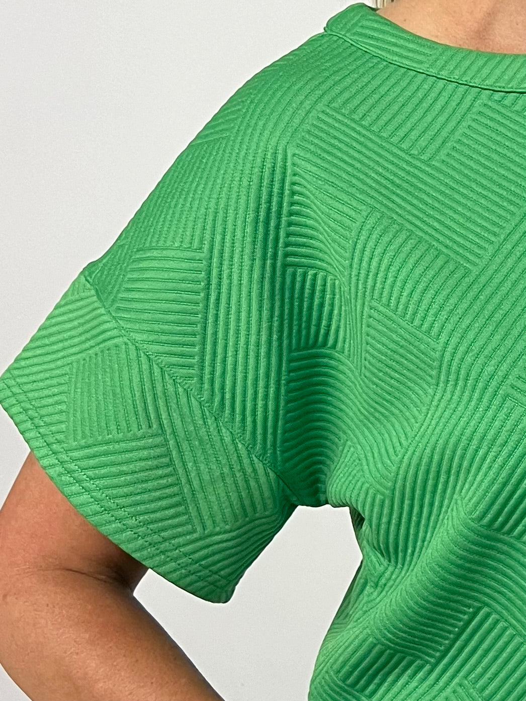 Greer Green Textured Top