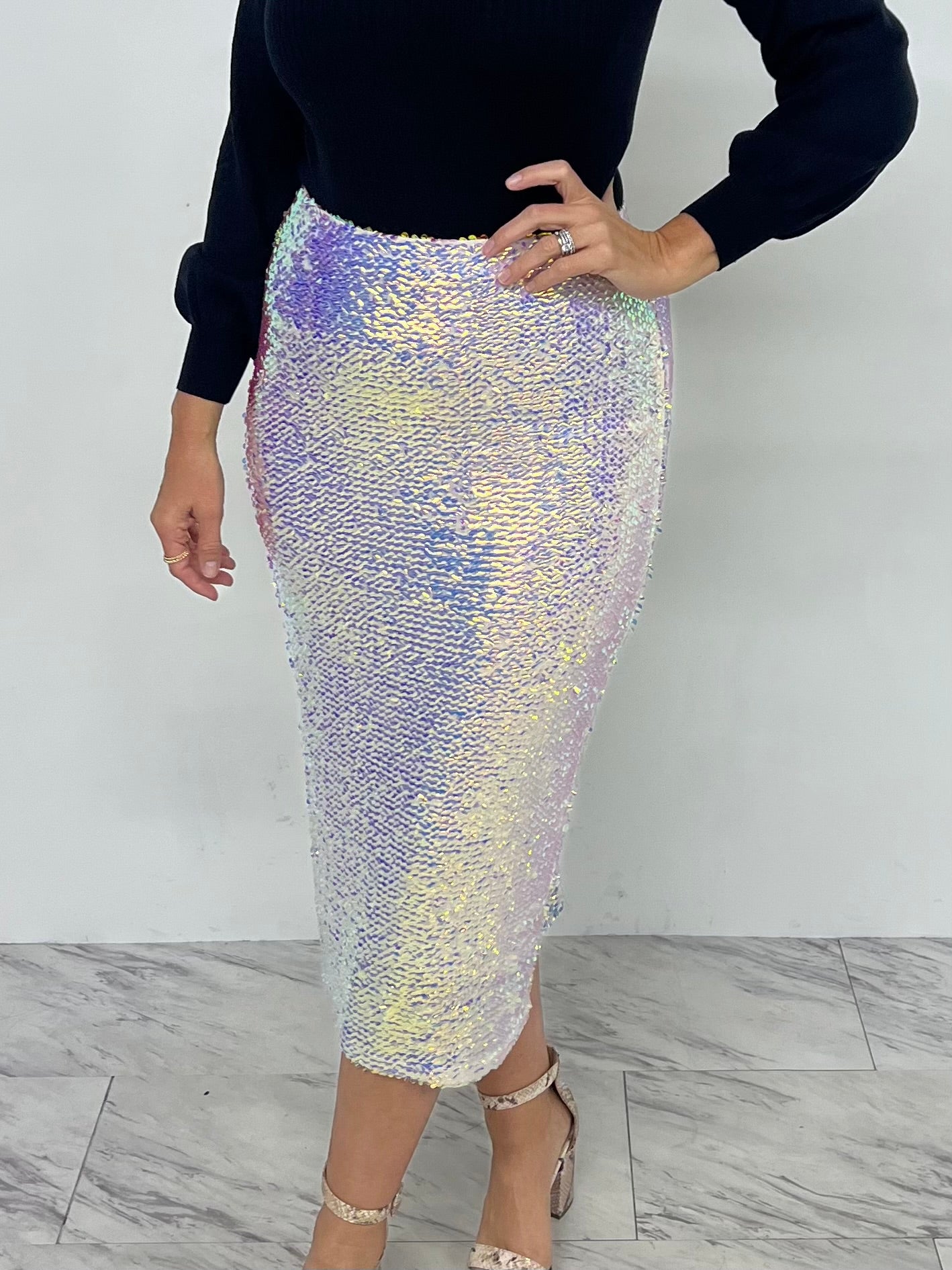 スカート EN NEUME Sequin Layered Skirt EN NEUME スカート Sequin Layered Skirt : ZOZOTOWN Yahoo!店