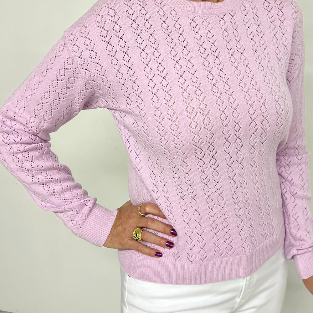 Luxe Lavender Pointelle Sweater - FINAL SALE