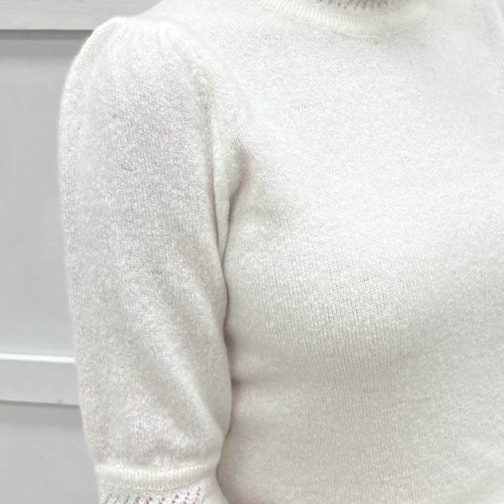 
                  
                    Elevate Scallop Sweater (Winter White)
                  
                