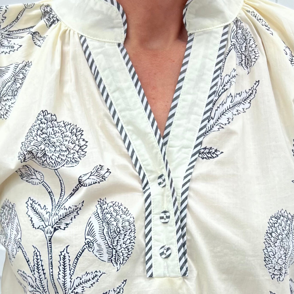 
                  
                    Rowan Floral + Stripe Top
                  
                