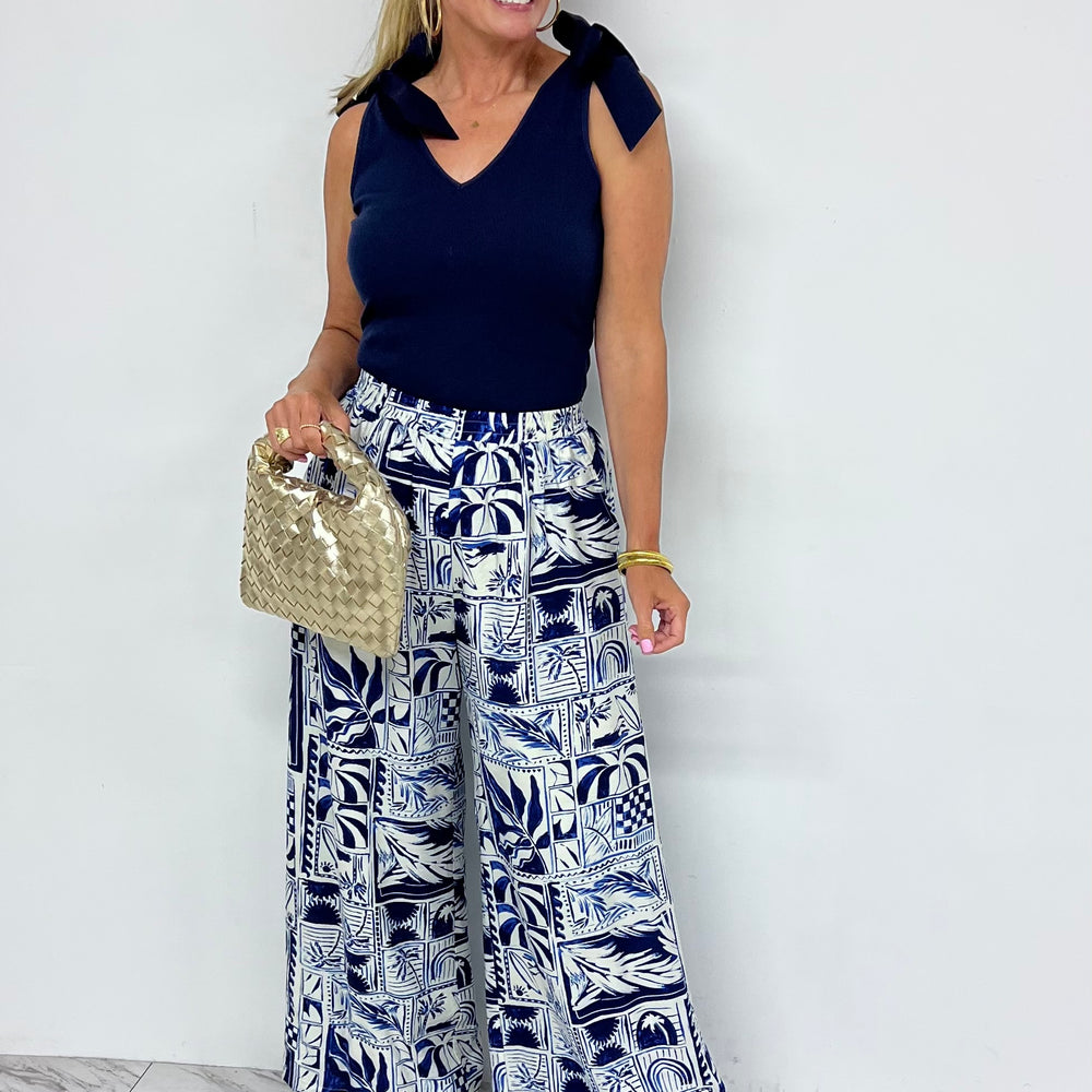 Bailey Blue Print Pants