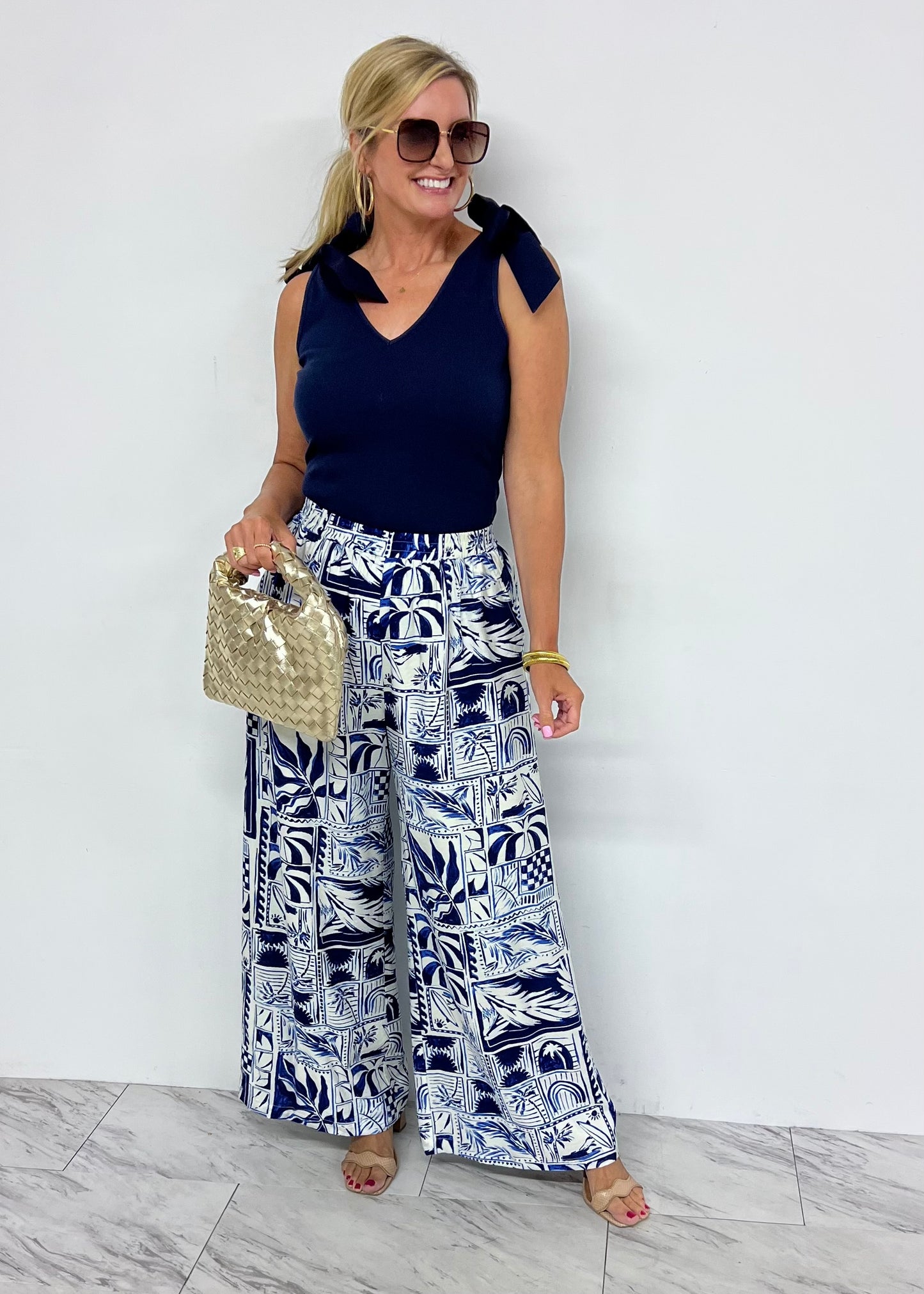 Bailey Blue Print Pants
