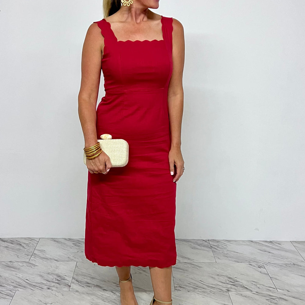 Scarlett Scallop Dress -FINAL SALE