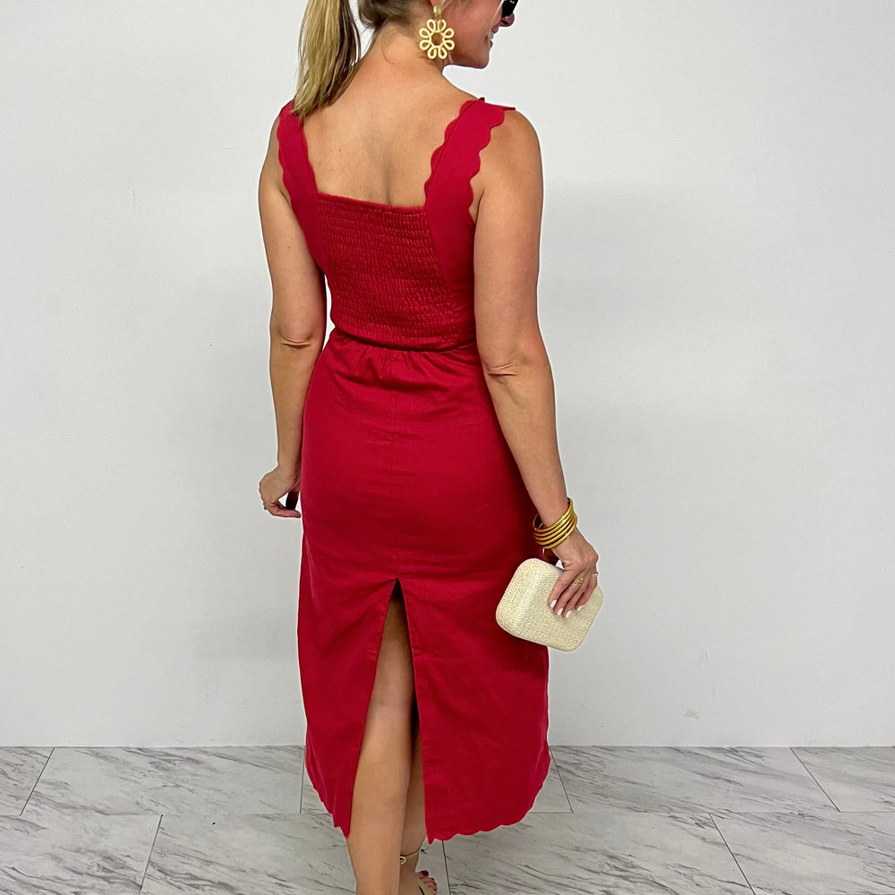 
                  
                    Scarlett Scallop Dress -FINAL SALE
                  
                