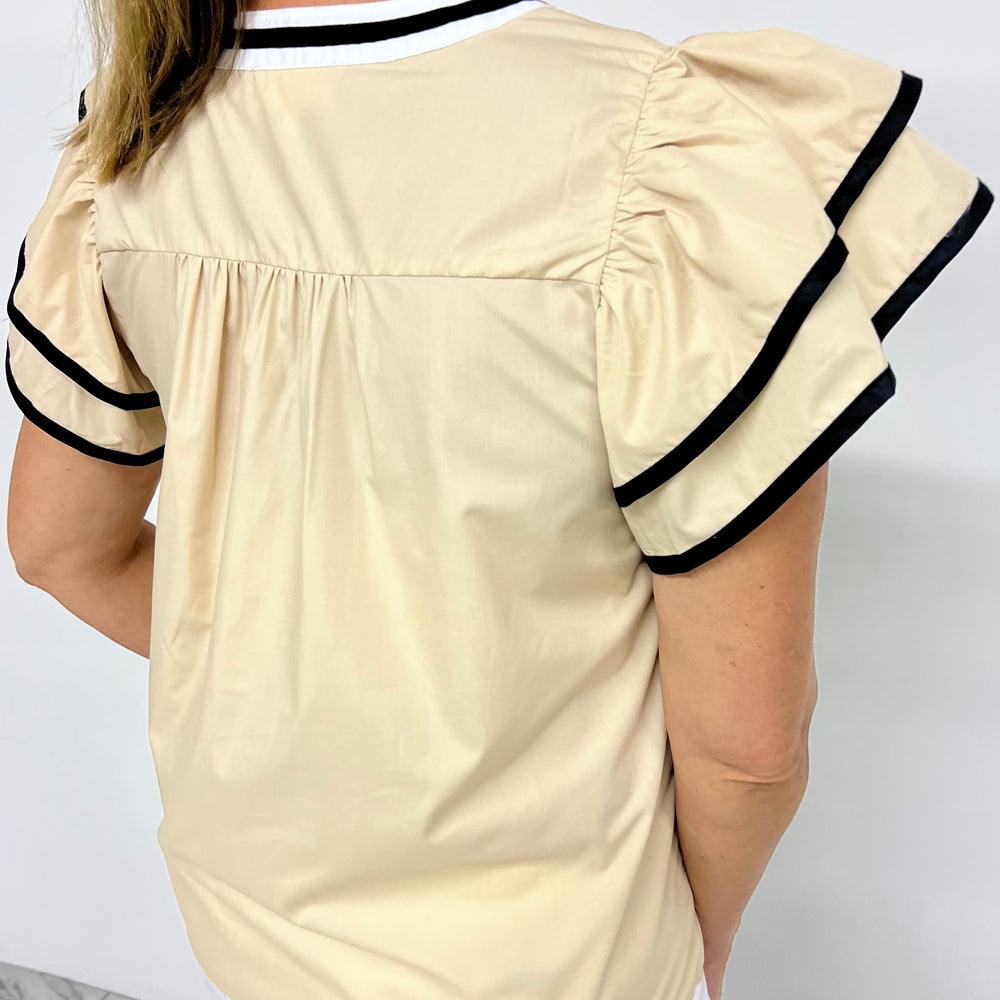 
                  
                    Amaya Flutter Sleeve Top
                  
                