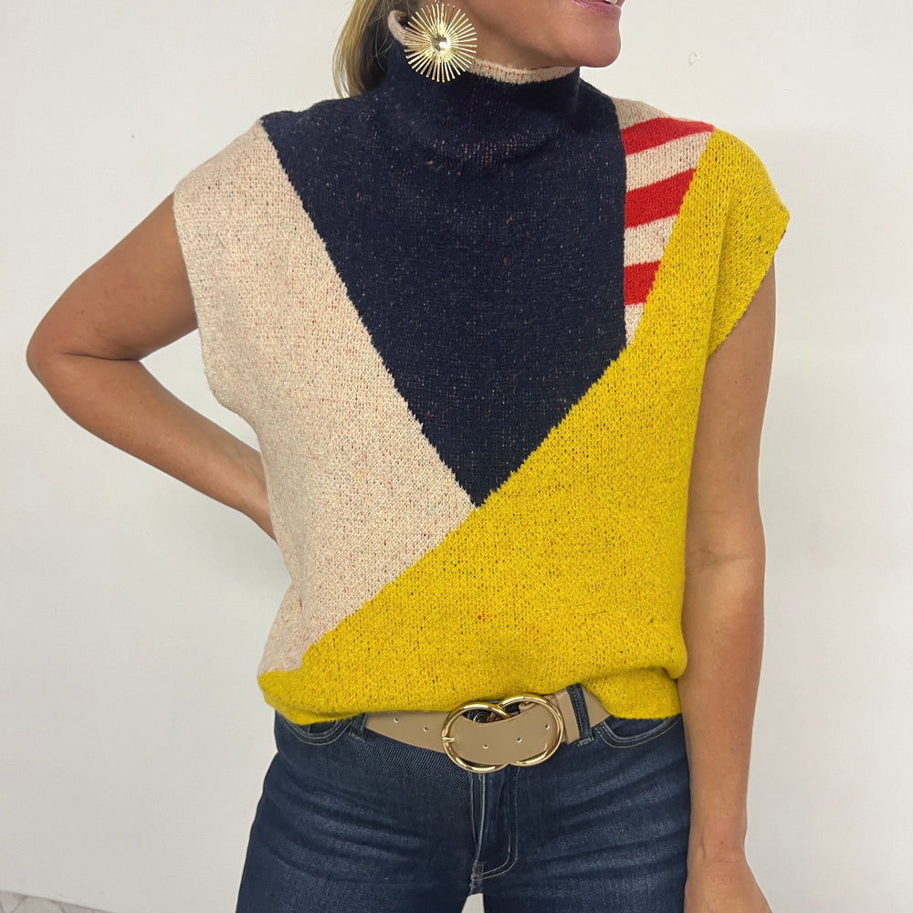 Maxine Mix Pattern Sweater