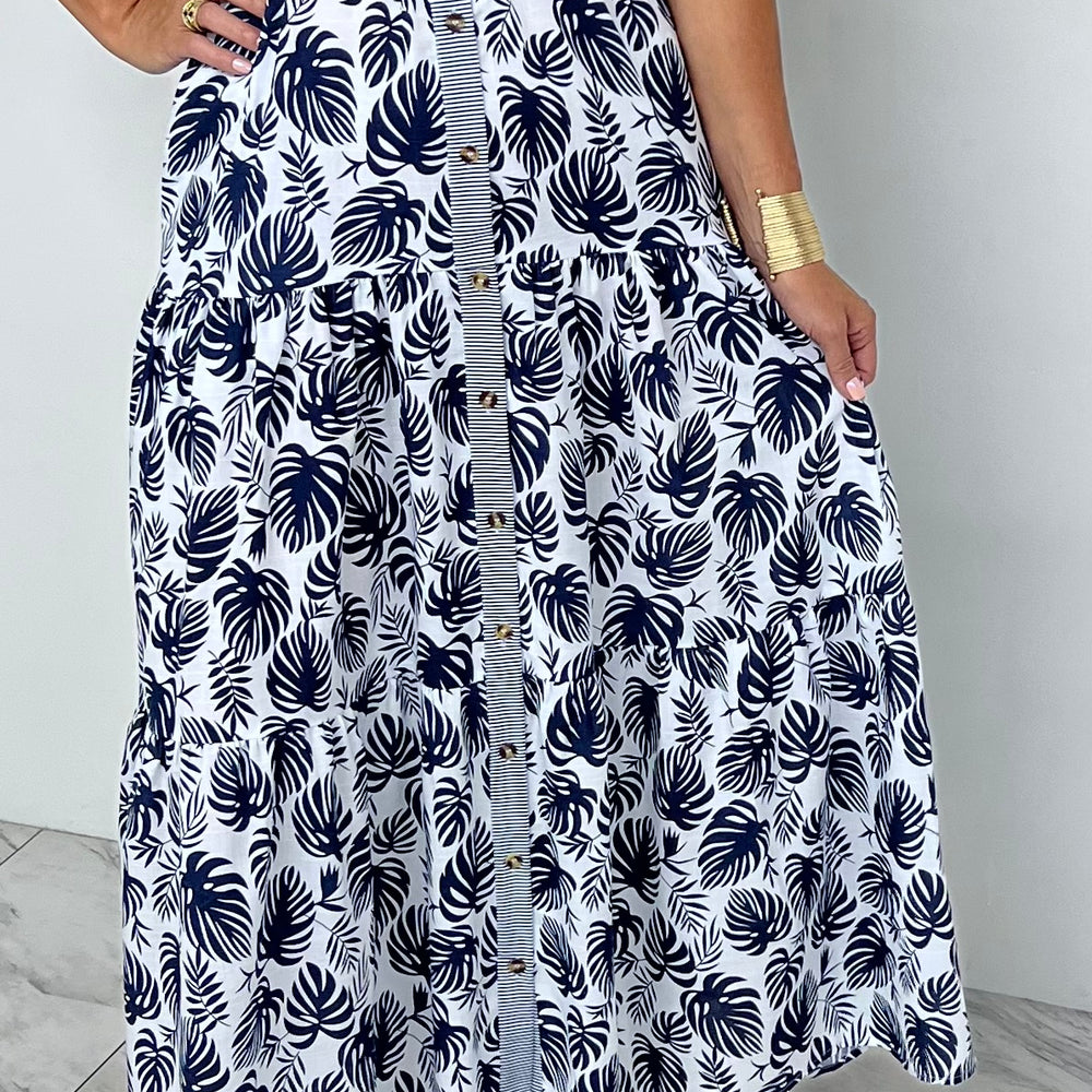 
                  
                    Midnight Palm Maxi Dress
                  
                