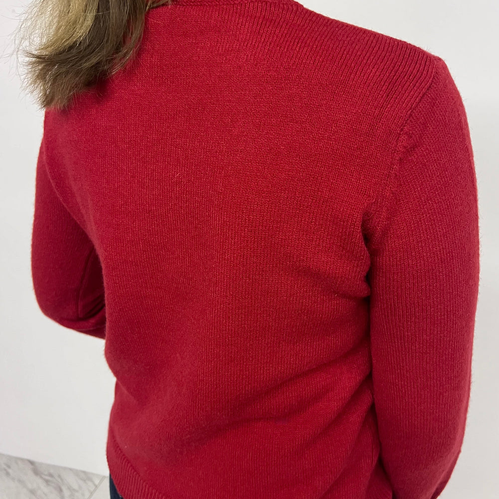 
                  
                    Season To Shine Bow Sweater (Red)
                  
                