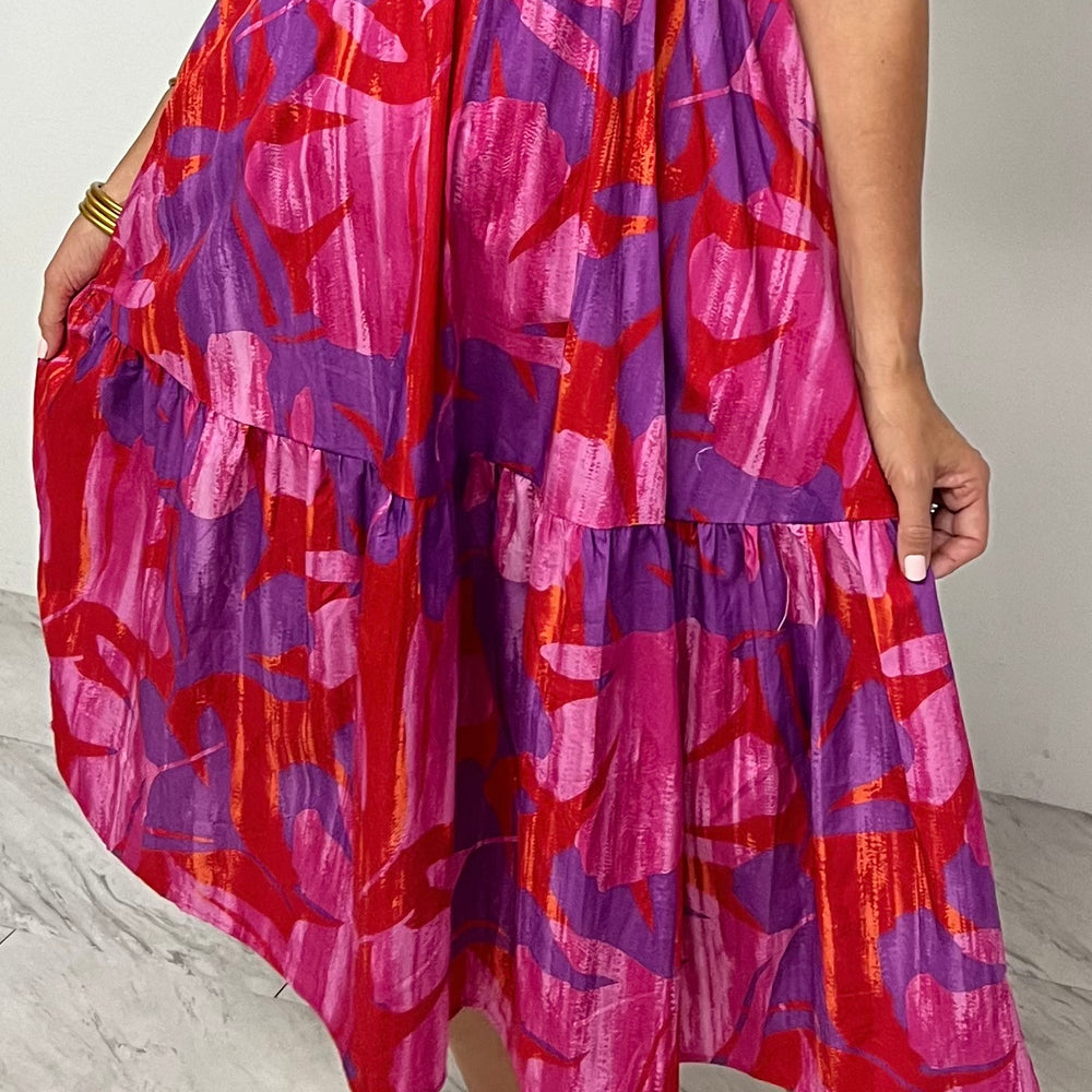 
                      
                        Summer Swirl Midi Dress
                      
                    