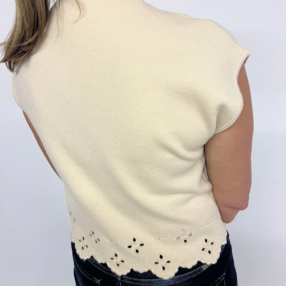 
                  
                    Isla Eyelet Sweater Top
                  
                