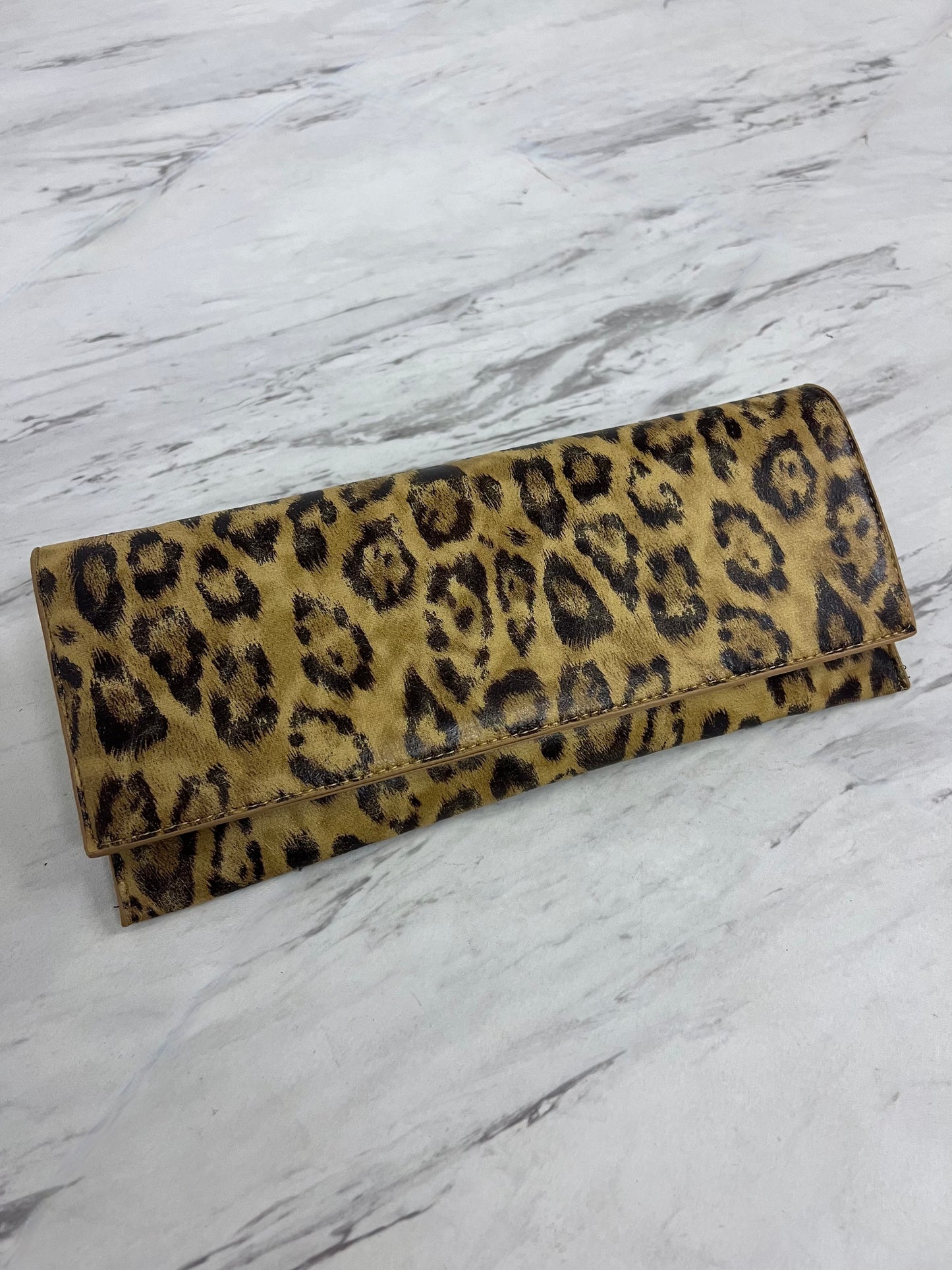 Wild Side Leopard Clutch