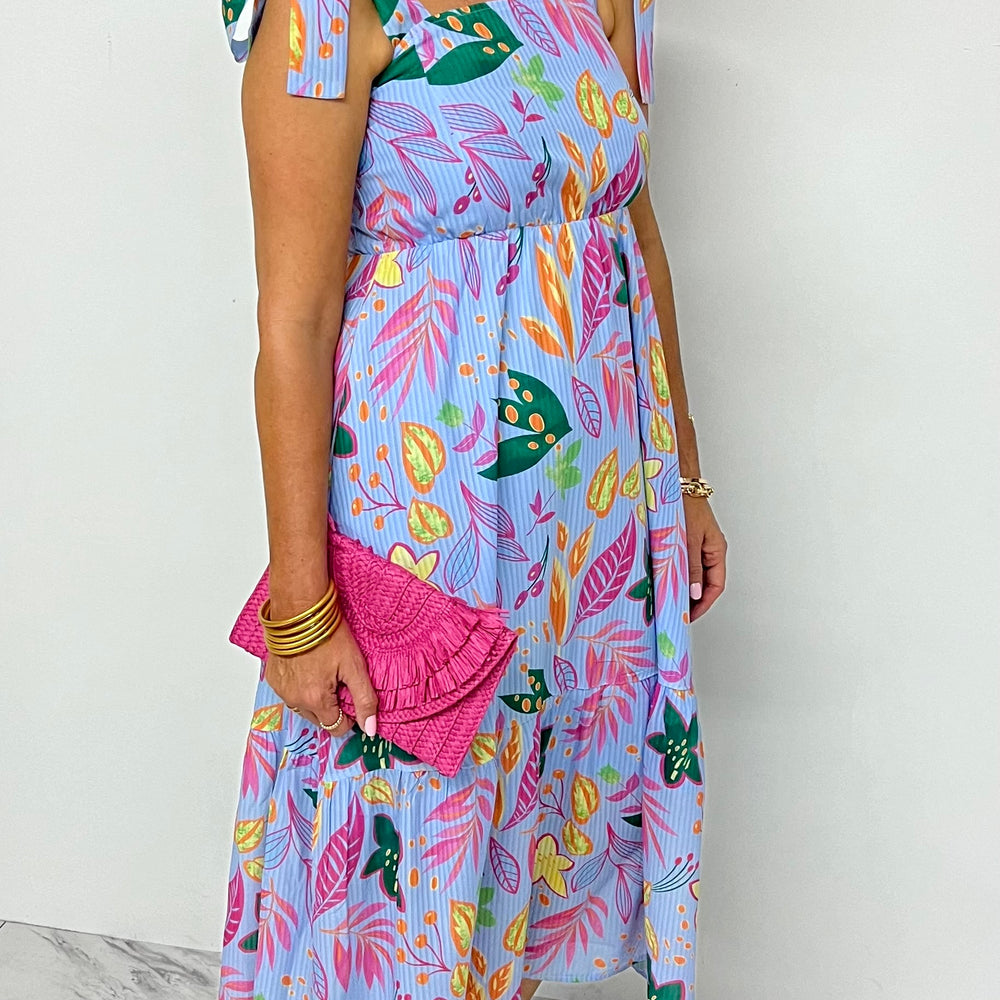 
                      
                        In The Tropics Tie Shoulder Maxi Dress- FINAL SALE
                      
                    