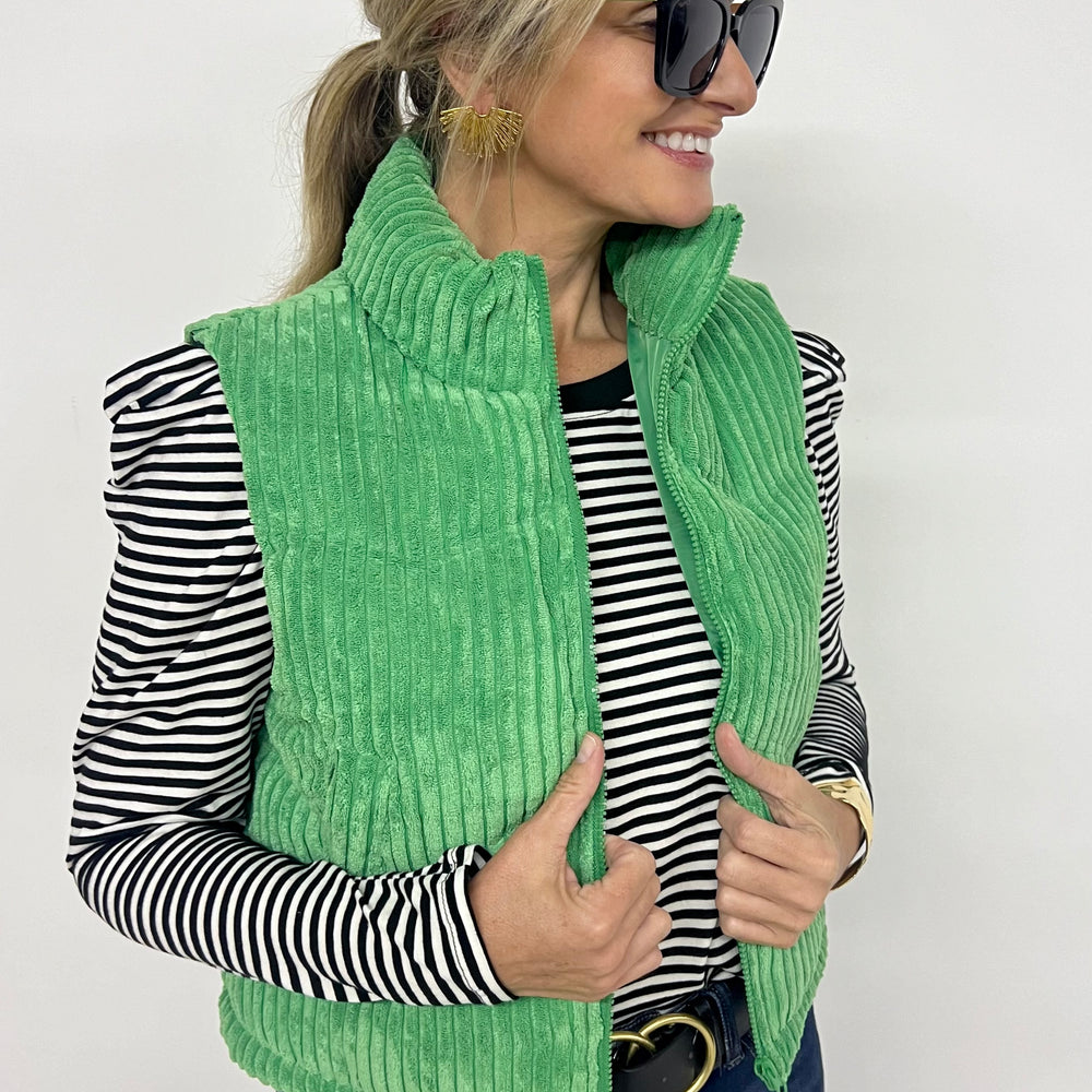 
                  
                    Alpine Corded Vest (Green)
                  
                