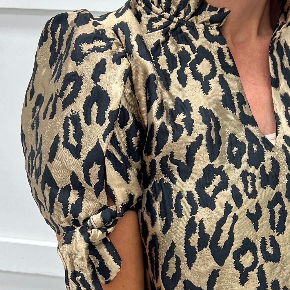 Lawrence Leopard Top