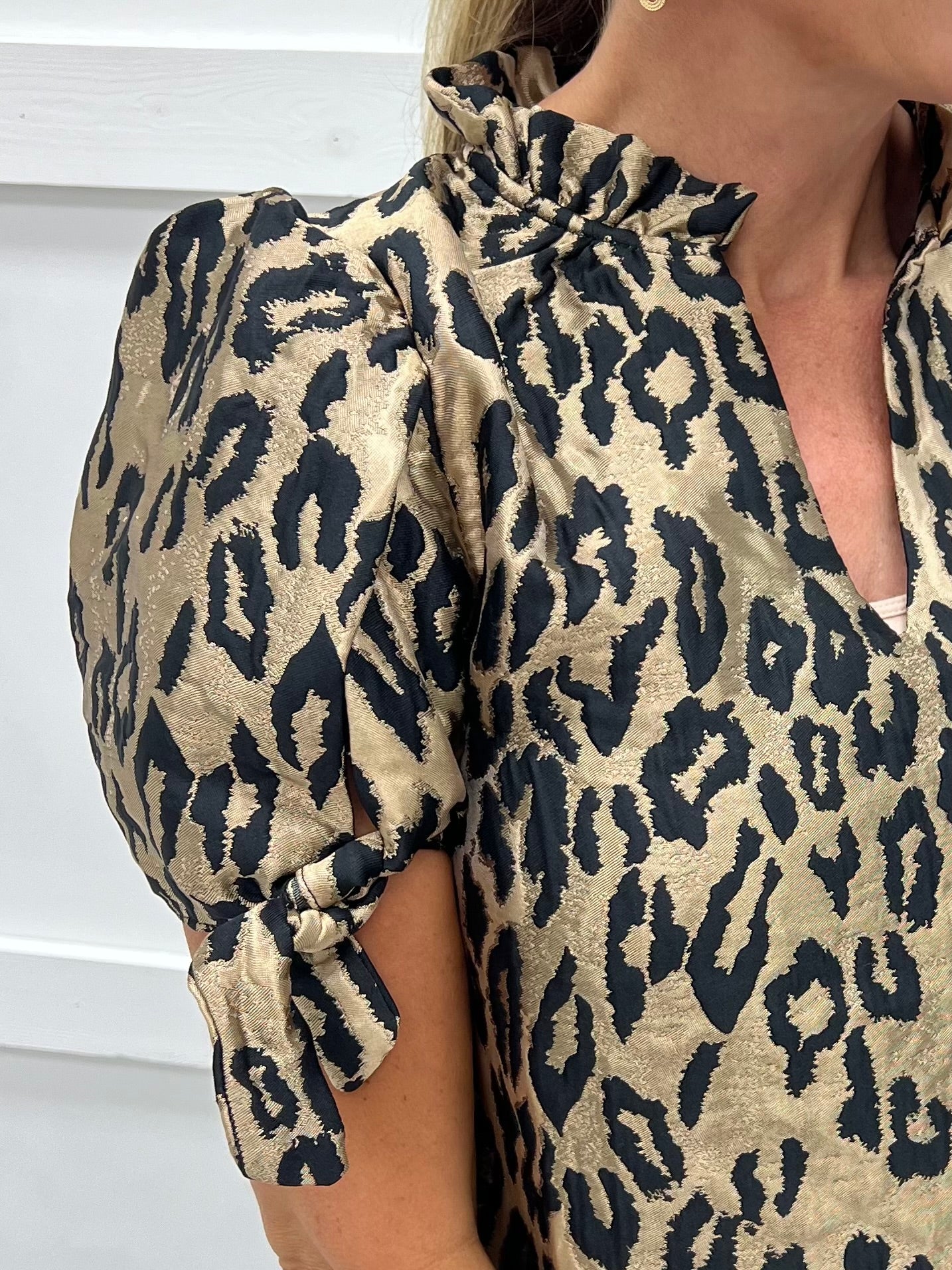 Lawrence Leopard Top