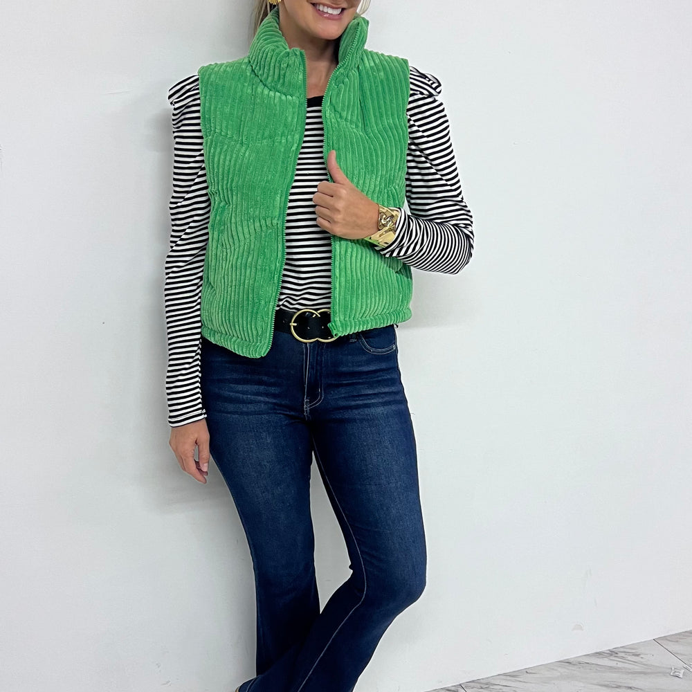 Alpine Corded Vest (Green)