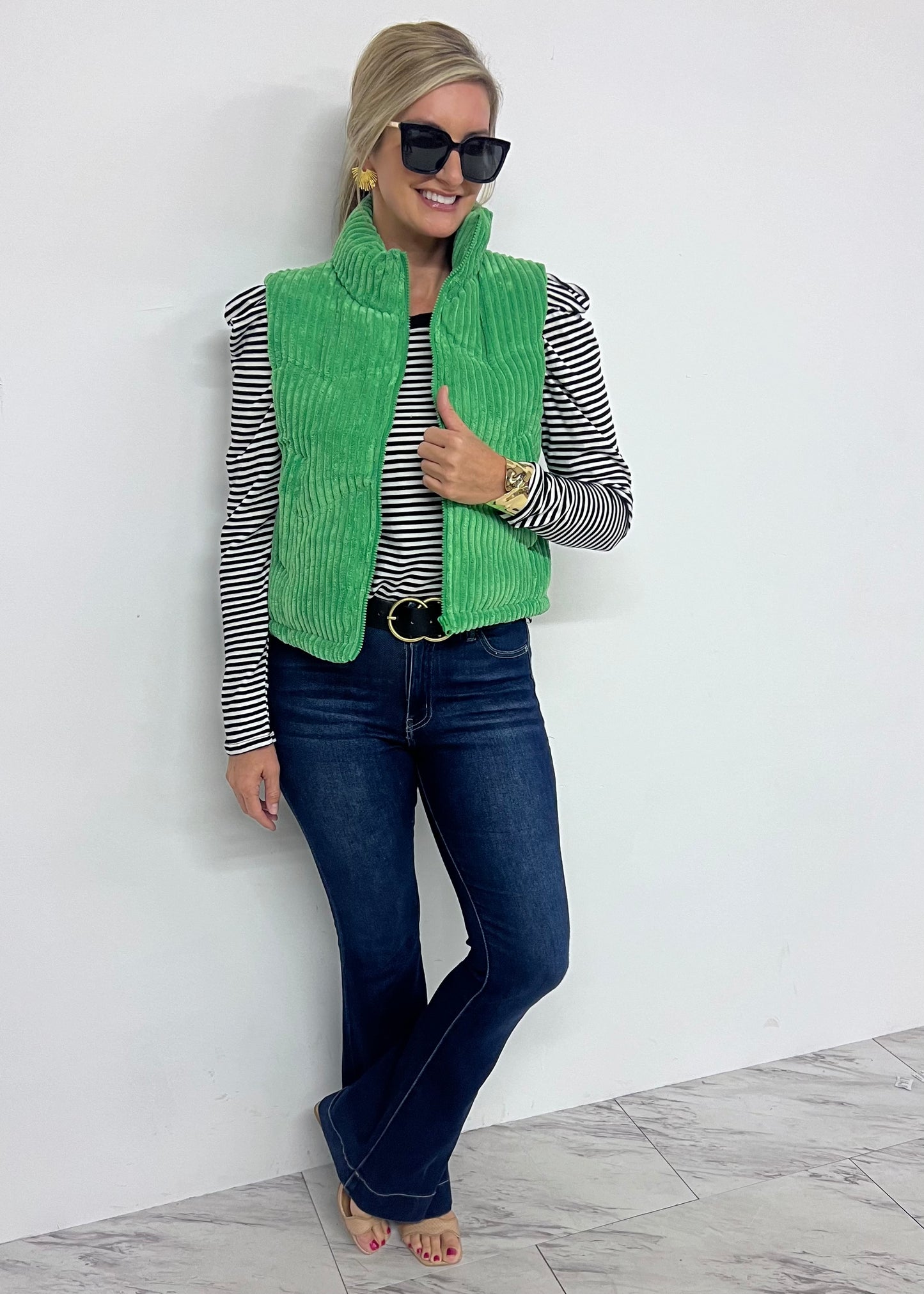 Alpine Corded Vest (Green)