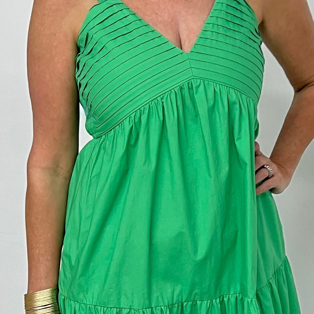 Newport Green Maxi Dress