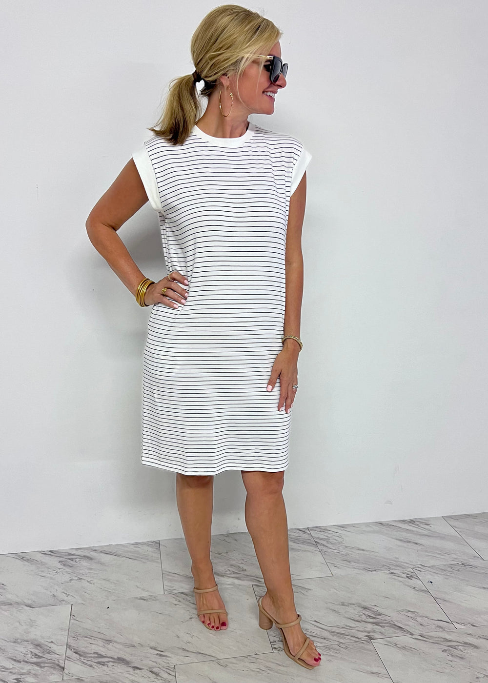 Harbor Island Striped Dress